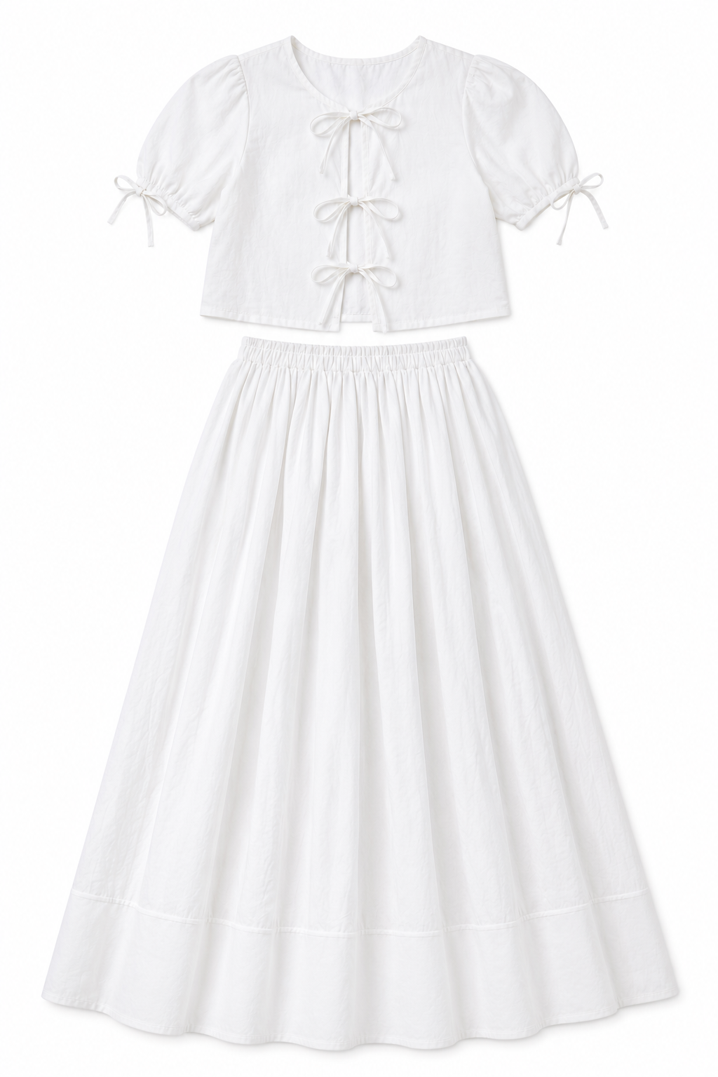 Lilly Set - white linen