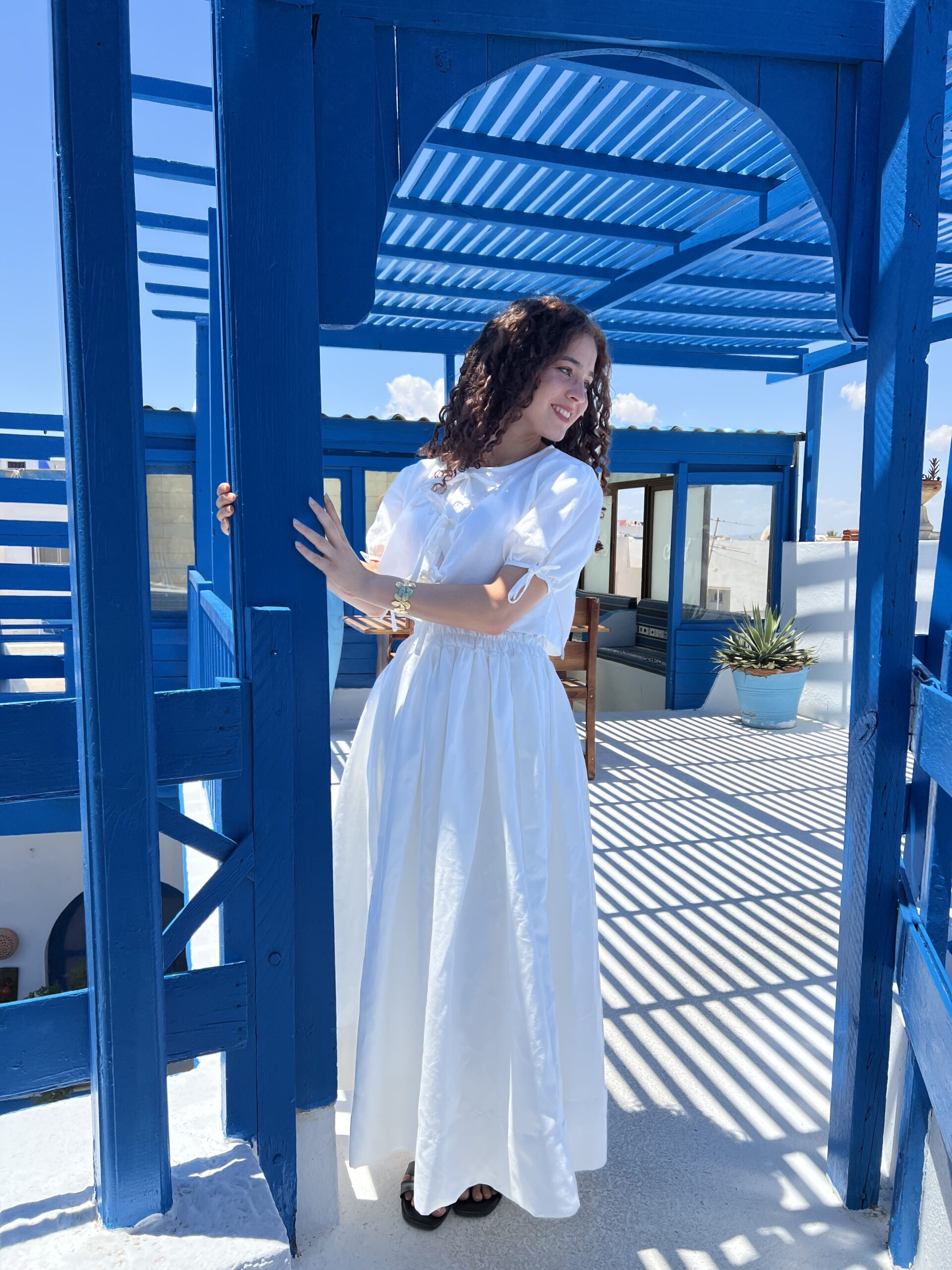 Lilly Set - white linen